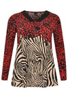 Tunic flare LEO TIGER - red - #4