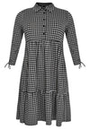 Dress pied de poule dolce - black - #4