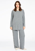 Pullover wide rib LOUNGE - grey  - #2