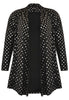 Cardigan short SPOTS - black  - #4