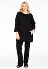 Shirt wide LOUNGE - black 