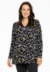 Tunic flare DAISY - black 