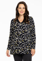 Tunic flare DAISY - black  - #1