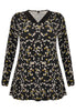 Tunic flare DAISY - black  - #4