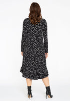 Blouse-dress frilled CIRCLES - black  - #3