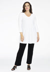 Tunic wide bottom OBLIE - white 