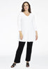 Tunic wide bottom OBLIE - white  - #2