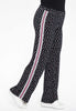 Trousers long SPRINKLE stripe - black 