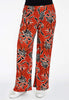 Trousers MIX PRINT - red 