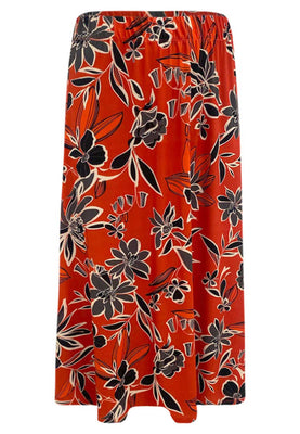 Skirt MIX PRINT - red  - #4