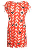 Dress MIX PRINT - red  - #4