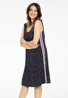 Dress sleeveless SPRINKLE stripe - black  - #1