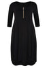 Dress double layer DOLCE - black  - #4