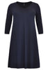 Dress V-neck DIAGONAL - blue - #4