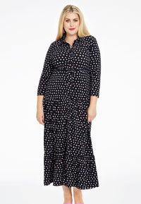 Dress ruffled SPRINKLE - black - #1