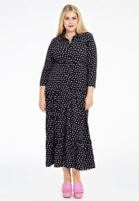 Dress ruffled SPRINKLE - black - #2