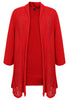  Cardigan long AJOUR - red  - #5