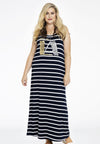 Dress long MARITIME - blue