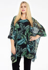 Tunic square TROPICOOL - black 