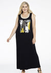 Dress long FEMALE - black 