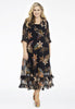 Dress ruffled MAYFLOWER - black  - #2