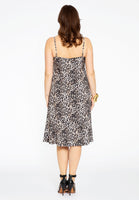 Spaghetti dress LEOPARD - brown - #3