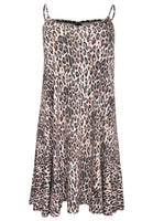 Spaghetti dress LEOPARD - brown - #4