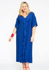 Dress frilled DOLCE - indigo