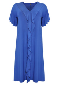 Dress frilled DOLCE - indigo - #4