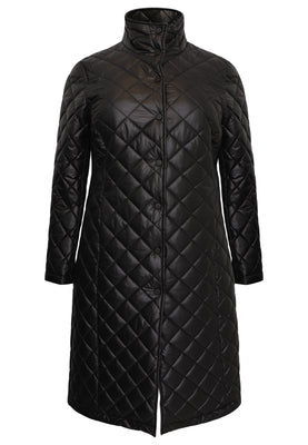 Quilted coat - black  - #4