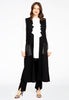 Long vest INTERLOCK - black  - #2