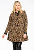 Tunic jacquard LEOPARD - brown