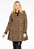 Tunic jacquard LEOPARD - brown - #1