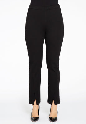 Trousers front slit FLEX - black  - #1