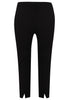 Trousers front slit FLEX - black  - #3