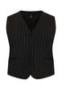 Vest interlock PINSTRIPE - black  - #4