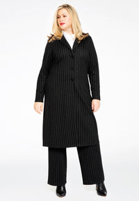 Long blazer PINSTRIPE - black - #2