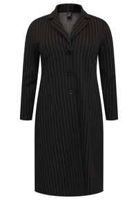 Long blazer PINSTRIPE - black - #4