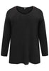 Pullover with rib - black  - #4