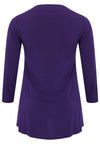 Cardigan with buttons DOLCE - purple - #4