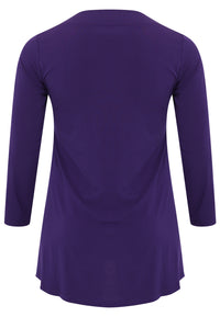Cardigan with buttons DOLCE - purple - #4