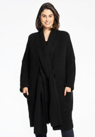 Cardigan shawl collar - black - #1