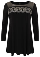 Tunic wide bottom chain - black  - #4