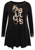 Tunic wide bottom Fabulous - black - #4