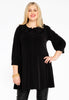 Tunic-blouse wide bottom DOLCE - black 