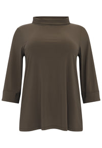 Shirt A-line turtle neck DOLCE - light green - #4