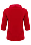 Shirt A-line turtle neck DOLCE - red - #4