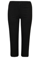 Trousers wide PINSTRIPE - black - #3