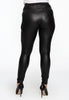 Leggings with coating - black - #3