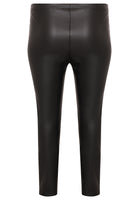 Leggings with coating - black - #5